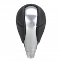 Car Real Leather Gear Knob Shift Black For Toyota Lexus