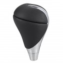 Car Real Leather Gear Knob Shift Black For Toyota Lexus