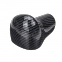 Carbon Fiber Look Gear Shift Knob Head Cover Cap For Audi S6 S7 A4 A5 A6 A7 Q5 Q7