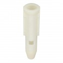 Manual Gear Shift Knob Sleeve Adapter Lever White for Peugeot 106 206 307 301 308 For Citroen C4