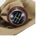 Speed Gear Wooden Shift Knob Gaitor Boot for 98-04 VW Passat B5 B5.5