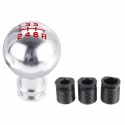 Universal 6 Speed Car Aluminum Alloy Gear Shift Knob Round Ball Shape