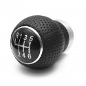 Universal Car 6 Speed Leather Manual Gear Shift Knob Shifter Lever