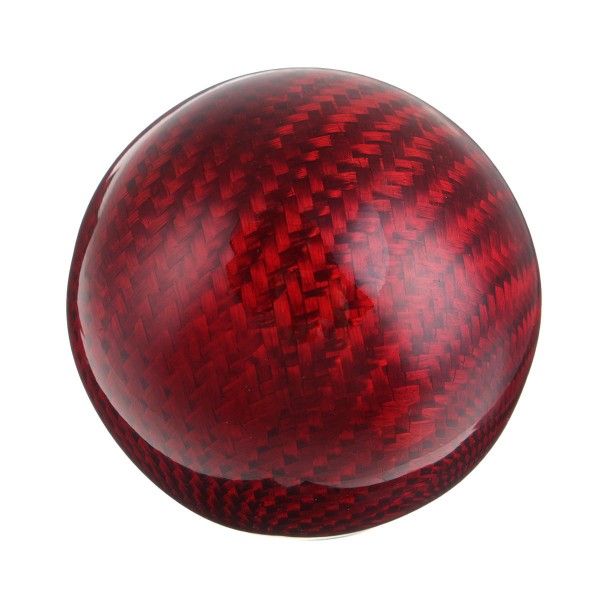 Universal Carbon Fiber Color Gear Shift Knob with 8MM 10MM 11MM Adapters