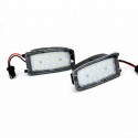 2Pcs Car Side Mirror Puddle Lights 12V 3W For Land Rover