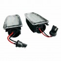 2Pcs Car Side Mirror Puddle Lights 12V 3W For Land Rover