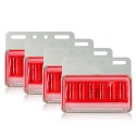 24V 6D Trunk LED Side Marker Lights Warning Signal Fog Parking Lamp for Trailer Lorry