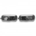 Pair Side Indicator Marker Lights Smoke For AUDI A4 98-05 A6 98-05 8E949127