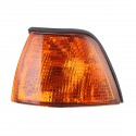 Pair Side Marker Lights Cover Amber for BMW E36 3-Series Coupe/Convertible 4D