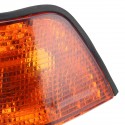 Pair Side Marker Lights Cover Amber for BMW E36 3-Series Coupe/Convertible 4D