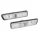 Pair Side Marker Lights Turn Lamp Shell Cover for BMW E36 1997-1999 X5 2000-2006