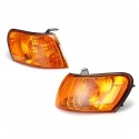 Parking Corner Light Cover Orange Lens Pair for Toyota Corolla AE100 AE101 E100 1993-1997