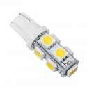 T10 W5W 168 12V 120LM 9LED Car Truck Light Bulb Side Indicator License Plate Lamp Bulb