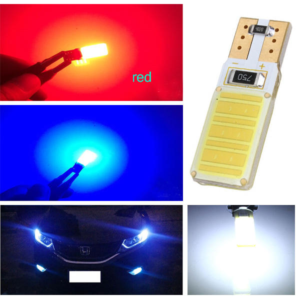 T10 W5W 194 168 Canbus COB LED Lamp Car Parking Backup Side Marker Light Bulb DC12V