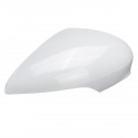 2PCS White Door Wing Mirror Cover Rear View Left Right Side For Ford Fiesta MK7 2009-2015