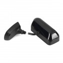 2Pcs Universal F1 Style Car Side Mirror Wing Mirrors Glossy Black