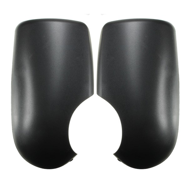 Black Door Wing Mirror Covers Near Passenger Left Right Side For Ford Transit MK6 MK7 2000-2014