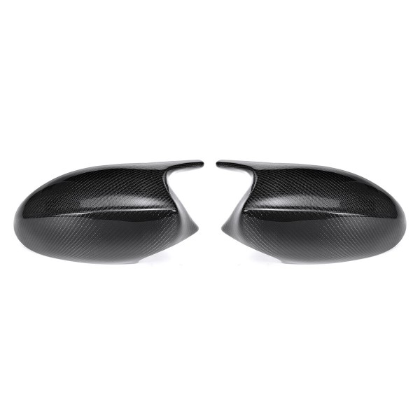 Car M3 Style Real Carbon Fiber Rear View Mirror Caps Covers For BMW E90 E91 2005-2007 E92 E93 2006-2009