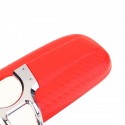 Carbon Fiber Look Interior Rearview Mirror Cover Red For HONDA CIVIC CRV