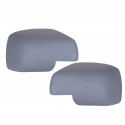 Pair Primer Wing Side Mirrors Covers For Land Rover Discovery 3 Freelander 2