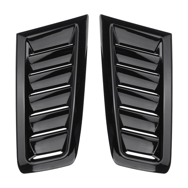 Car RS Style Bonnet Vents Universal Glossy BlackFor Ford Focus MK2