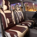 1Pcs Luxury Full Surround Front Rear PU Leather Car Seat Cover Cushion Headrest Pillow