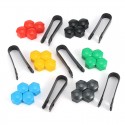 20pcs 17mm Car Wheels Plastic Nuts Screw Cap Removal Tools For AUDI VW