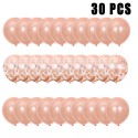 20pcs/30pcs Balloon Rose Gold Birthday Decoration Balloon Wedding Birthday Event Party Supplies