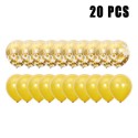 20pcs/30pcs Balloon Rose Gold Birthday Decoration Balloon Wedding Birthday Event Party Supplies