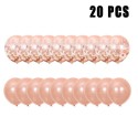 20pcs/30pcs Balloon Rose Gold Birthday Decoration Balloon Wedding Birthday Event Party Supplies