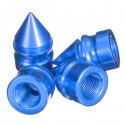 4PCS Aluminum Tire Rim Wheel Valve Cap Airtight Dust Cover Universal For Car Van Bike Motor Bike