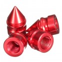 4PCS Aluminum Tire Rim Wheel Valve Cap Airtight Dust Cover Universal For Car Van Bike Motor Bike