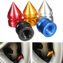 4PCS Aluminum Tire Rim Wheel Valve Cap Airtight Dust Cover Universal For Car Van Bike Motor Bike