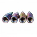 4Pcs Colorful Spiked Car Truck Wheel Tyre Valve Stem Caps Air Dust Cover