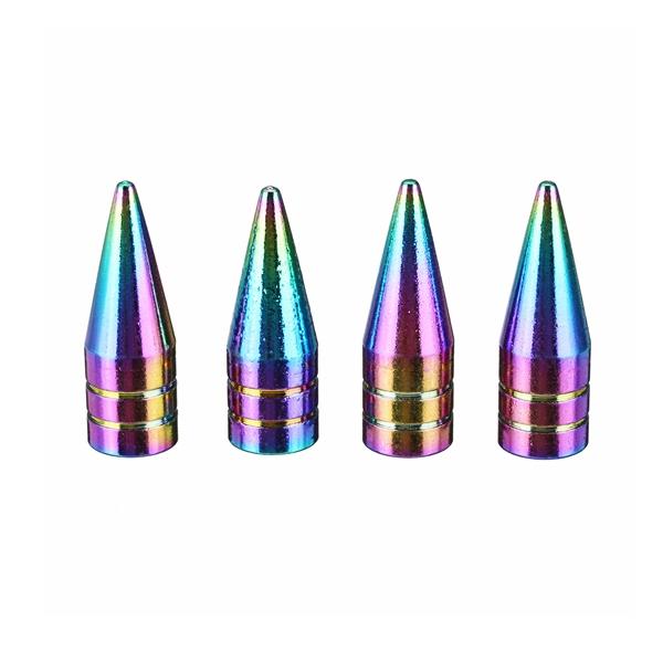 4Pcs Colorful Spiked Car Truck Wheel Tyre Valve Stem Caps Air Dust Cover