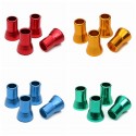 4Pcs TR413 Aluminium Alloy Car Tire Wheel Tyre Valve Stem Hex Caps And Sleeve Cover