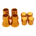 4Pcs TR413 Aluminium Alloy Car Tire Wheel Tyre Valve Stem Hex Caps And Sleeve Cover