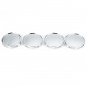 4pcs 75mm/ 69mm Sliver Car Auto Wheel Center Hub Cover Cap For Benz SLK A Class