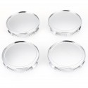 4pcs 75mm/ 69mm Sliver Car Auto Wheel Center Hub Cover Cap For Benz SLK A Class