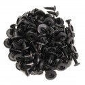 50Pcs Car Bumper Fender 6mm Hole Black Plastic Rivets Car Fastener Clip For Toyota