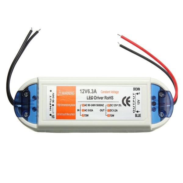 AC-DC-12V 6A Adapter Power Supply Driver Transformer Led Strip Light