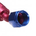 AN4/6/8/10/12 45 Degree Car Swivel Hose End For Braided Nylon Aluminum