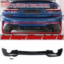 Car Rear Bumper Lip Diffuser Spoiler For BMW G20 G28 M Sport 2019-2020