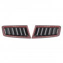 Universal Car RS Style Bonnet Vents Carbon Fiber Look For Ford Focus MK2