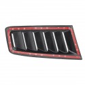 Universal Car RS Style Bonnet Vents Carbon Fiber Look For Ford Focus MK2