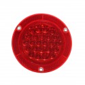 12V 24 LED Round Car Rear Tail Light Turn Signal Reversing Lamp for Trunk Tailer