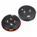 12V 24V Car Rear LED Tail Light Brake Stop Turn Signal Lamp Round Hamburger For Lorry Truck Car Van Trailer