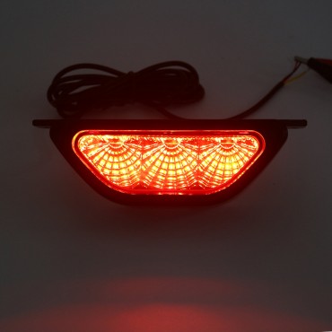 12V LED Rear Tail DRL Stop Light Brake Reverse Backup Fog Light Strobe Flash Lamp For Car Universal