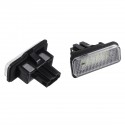 18LED Number License Plate Light Lamp For Mercedes-Benz W203(5D) W211 W219 6500k 2PCS