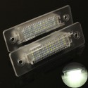 2 X White LED Number License Plate Light Lamp For Porsche 911 Carrera E-marked